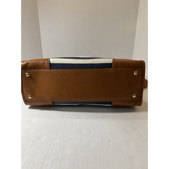 Michael Kors Hamilton Striped Canvas Large Tote Satchel 35S3GHMT3R - Picture 7 of 16